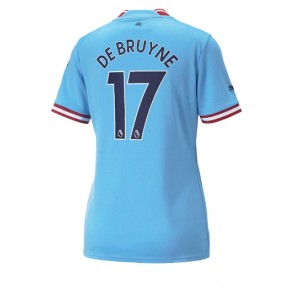 Manchester City Kevin De Bruyne #17 kläder Kvinnor 2022-23 Hemmatröja Kortärmad